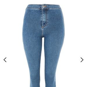 Topshop Moto Mid Blue Joni Jeans